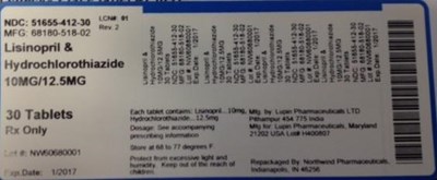 Lisinopril 51655-412 10mg 12.5mg.jpg Lisinopril 51655-412 10mg 12.5mg - Lisinopril 51655 412 10mg 12.5mg